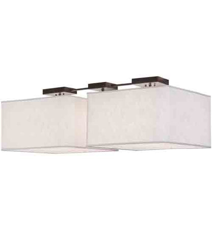 Quadrato 8 Light 24" Wide Linear Pendant