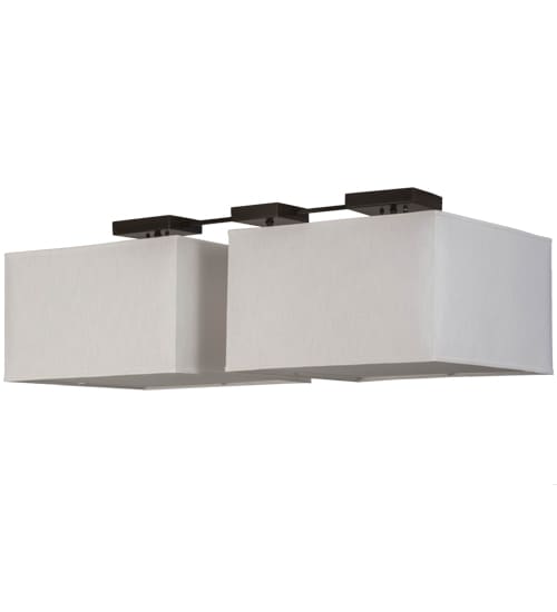 Quadrato 8 Light 24" Wide Linear Pendant