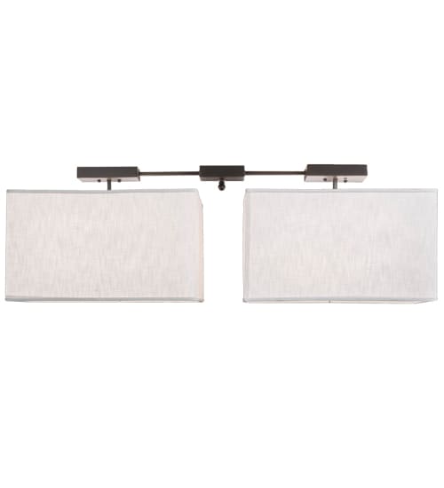 Quadrato 8 Light 24" Wide Linear Pendant