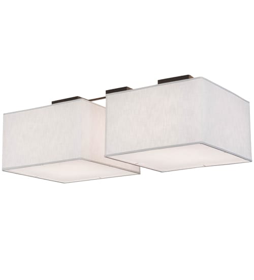 Quadrato 8 Light 24" Wide Linear Pendant