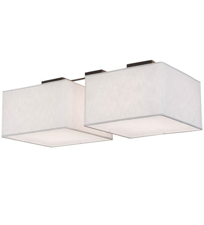 Quadrato 8 Light 24" Wide Linear Pendant