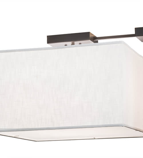 Quadrato 8 Light 24" Wide Linear Pendant
