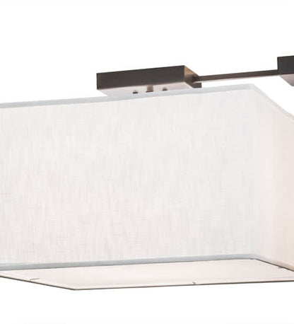 Quadrato 8 Light 24" Wide Linear Pendant