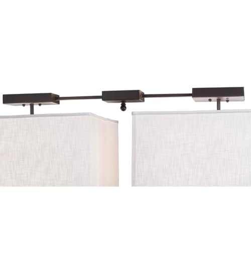 Quadrato 8 Light 24" Wide Linear Pendant