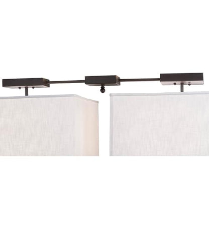 Quadrato 8 Light 24" Wide Linear Pendant