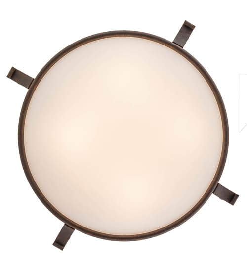 Almeria 4 Light 32" Wide Semi-Flush Bowl Ceiling Fixture with Statuario Idalight Shade - Gilded Tobacco Finish