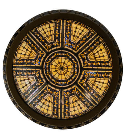 Fleur-de-lis 4 Light 29" Wide Semi-Flush Bowl Ceiling Fixture