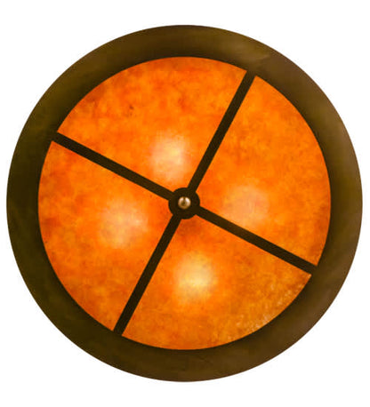 Bass and Fisherman 4 Light 26" Wide Semi-Flush Drum Ceiling Fixture