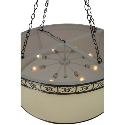 Meyda Tiffany Cilindro 8 Light 42" Wide Suspension Pendant