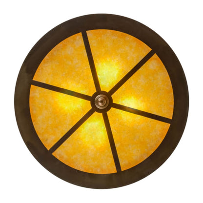 Meyda Tiffany Bass and Fisherman 4 Light 26" Wide Pendant