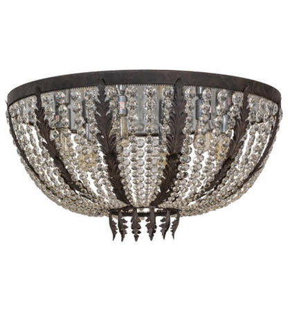 Chrisanne 6 Light 32" Wide Flush Mount Bowl Ceiling Fixture