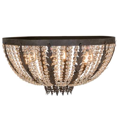 Chrisanne 6 Light 32" Wide Flush Mount Bowl Ceiling Fixture