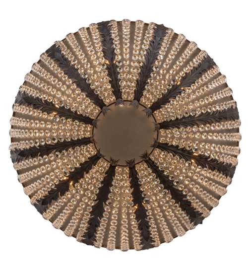 Chrisanne 6 Light 32" Wide Flush Mount Bowl Ceiling Fixture