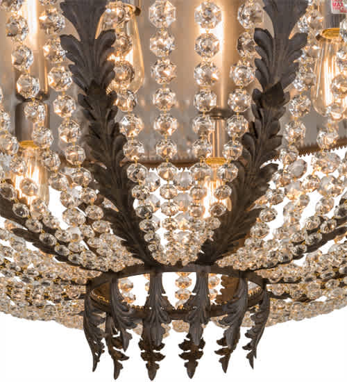 Chrisanne 6 Light 32" Wide Flush Mount Bowl Ceiling Fixture