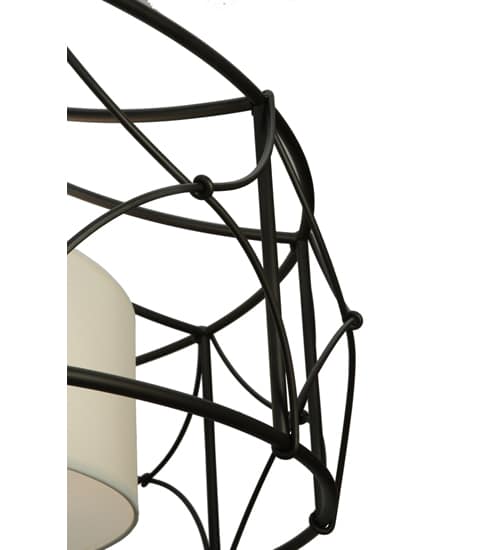 Aspen 4 Light 53" Wide Semi-Flush Drum Ceiling Fixture