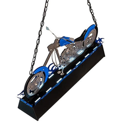 Motorcycle 2 Light 8" Wide Linear Pendant