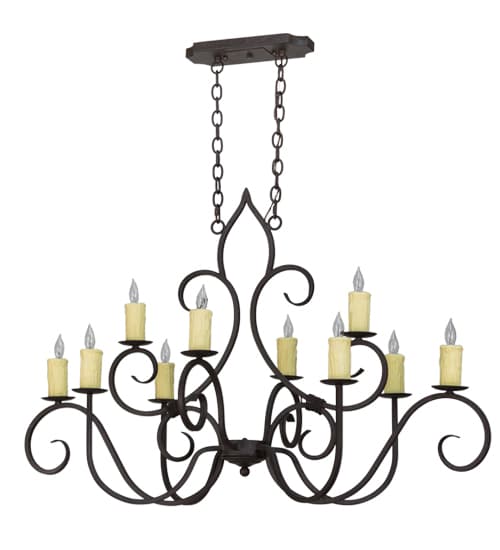 Clifton 10 Light 48" Wide Taper Candle Style Chandelier