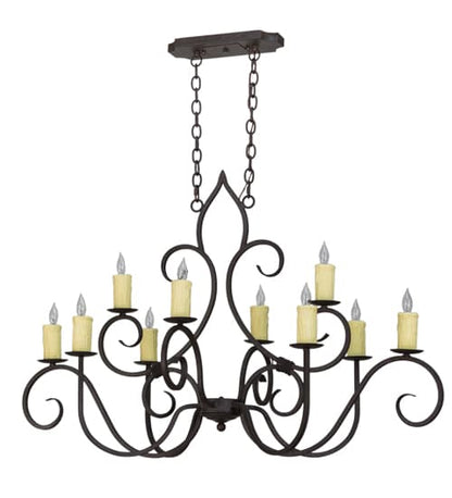 Clifton 10 Light 48" Wide Taper Candle Style Chandelier