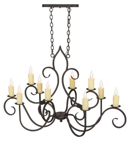Clifton 10 Light 48" Wide Taper Candle Style Chandelier