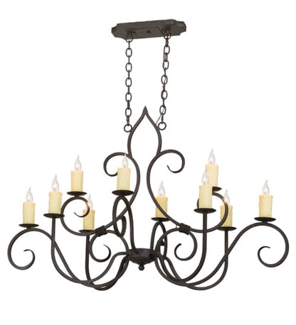 Clifton 10 Light 48" Wide Taper Candle Style Chandelier