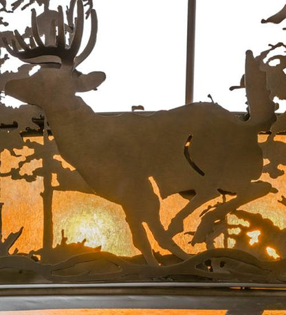 Wildlife at Dusk 4 Light 34" Wide Pendant