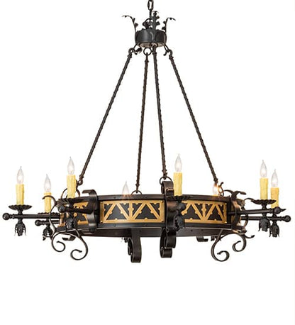 Filomena 8 Light 48" Wide Taper Candle Style Chandelier
