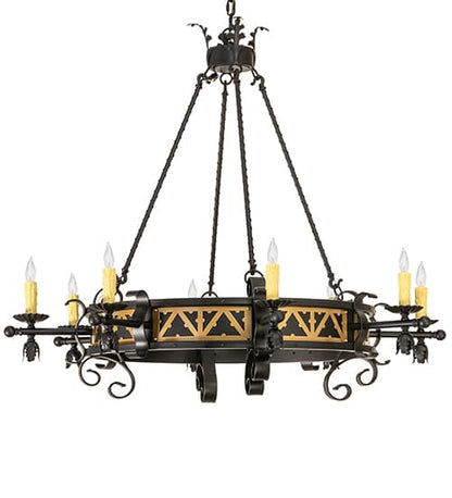 Filomena 8 Light 48" Wide Taper Candle Style Chandelier