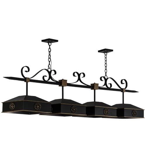 Stefano 4 Light 14" Wide Linear Pendant