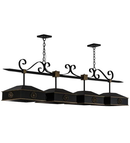 Stefano 4 Light 14" Wide Linear Pendant