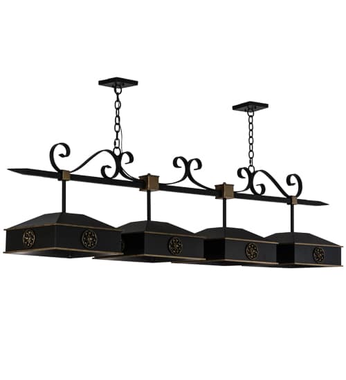 Stefano 4 Light 14" Wide Linear Pendant