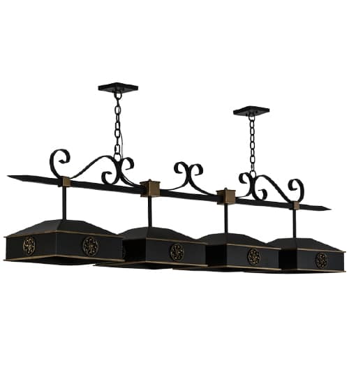 Stefano 4 Light 14" Wide Linear Pendant