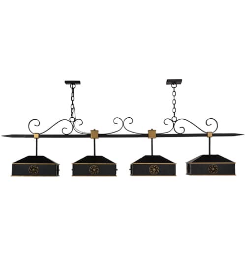 Stefano 4 Light 14" Wide Linear Pendant