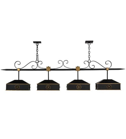 Stefano 4 Light 14" Wide Linear Pendant