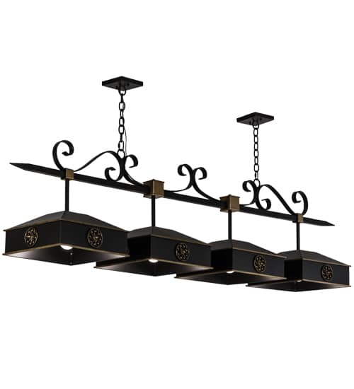 Stefano 4 Light 14" Wide Linear Pendant