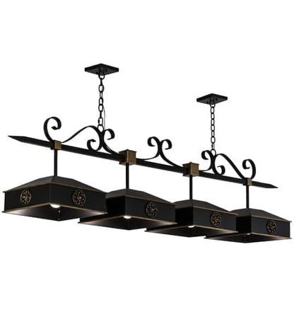 Stefano 4 Light 14" Wide Linear Pendant