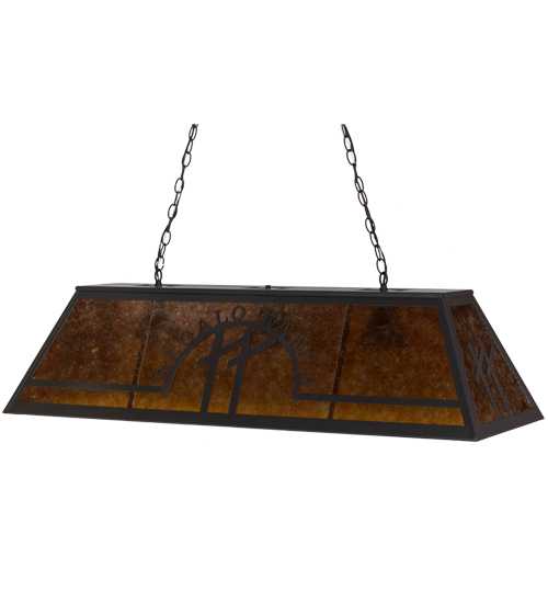 Personalized 9 Light 18" Wide Linear Pendant