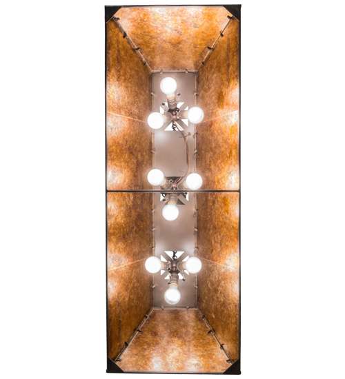 Personalized 9 Light 18" Wide Linear Pendant