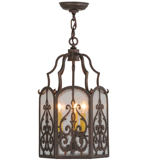 Antencio 3 Light 12" Wide Taper Candle Pendant