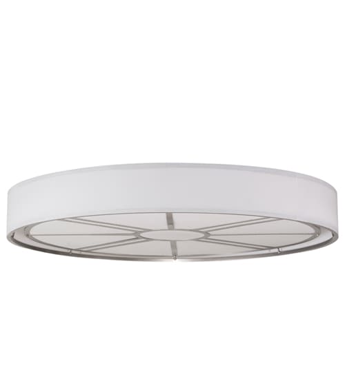 Cilindro Milwaukee 8 Light 60" Wide Flush Mount Drum Ceiling Fixture