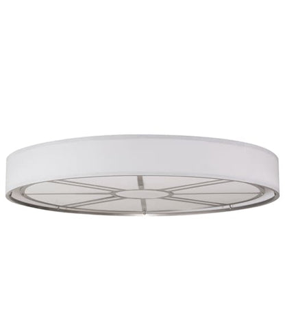Cilindro Milwaukee 8 Light 60" Wide Flush Mount Drum Ceiling Fixture