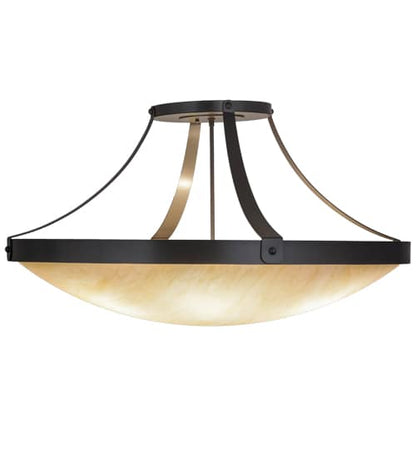Urban 6 Light 37" Wide Semi-Flush Bowl Ceiling Fixture
