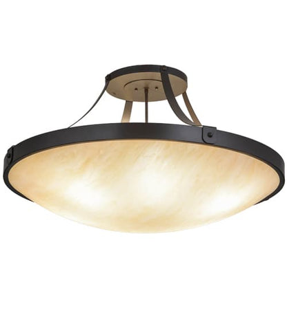 Urban 6 Light 37" Wide Semi-Flush Bowl Ceiling Fixture