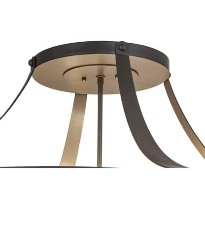 Urban 6 Light 37" Wide Semi-Flush Bowl Ceiling Fixture