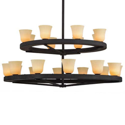 Loxley Piedmont 20 Light 72" Wide Ring Chandelier