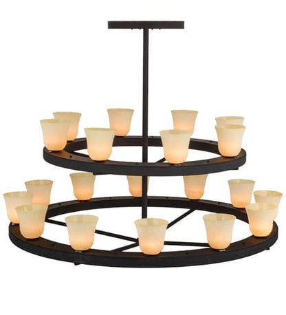 Loxley Piedmont 20 Light 72" Wide Ring Chandelier