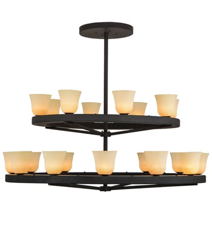 Loxley Piedmont 20 Light 72" Wide Ring Chandelier