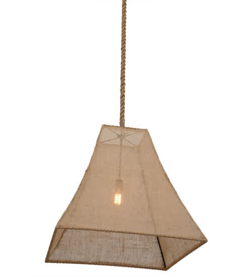 Textrene 34" Wide Pendant