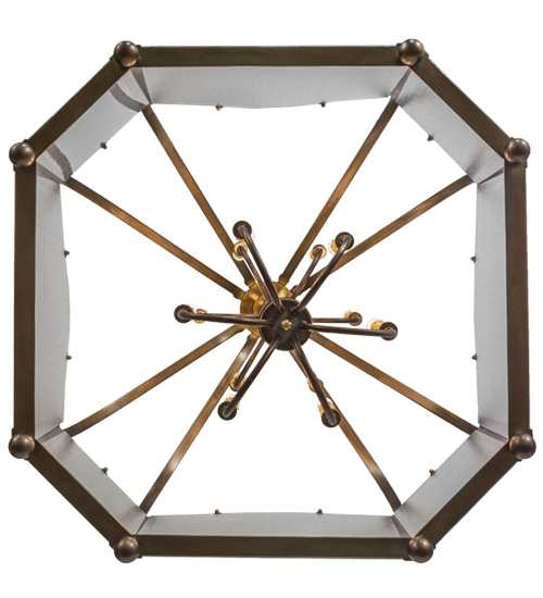 Citadel 12 Light 42" Wide Taper Candle Pendant