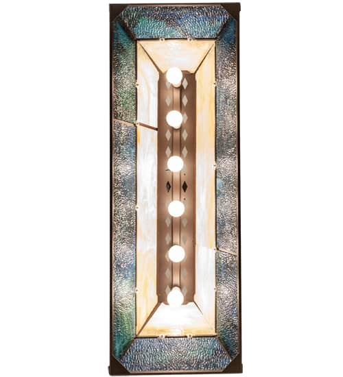 Elk at Lake 9 Light 17" Wide Linear Pendant
