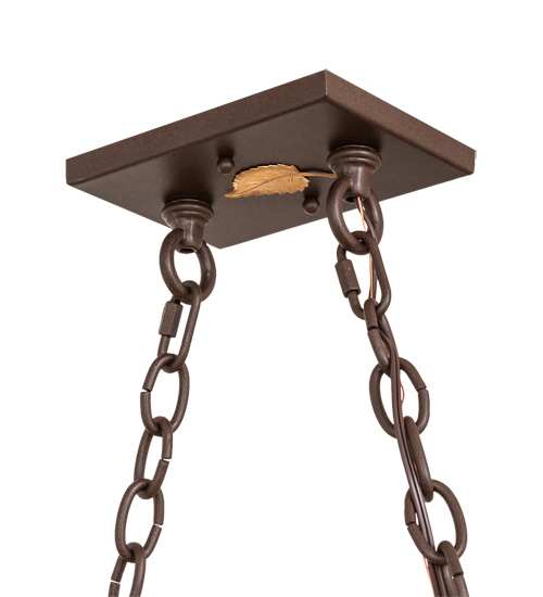 Elk at Lake 9 Light 17" Wide Linear Pendant